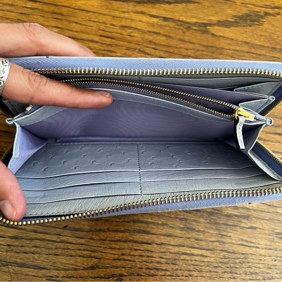 Gucci GG Marmont Ostrich Leather All Around Zippy Wallet W/Dustbag - Picture 7 of 16